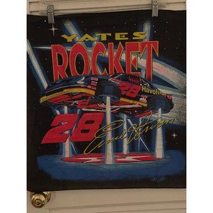Vintage Yates Rocket Nascar #28 Texaco Hankerchief Scarf